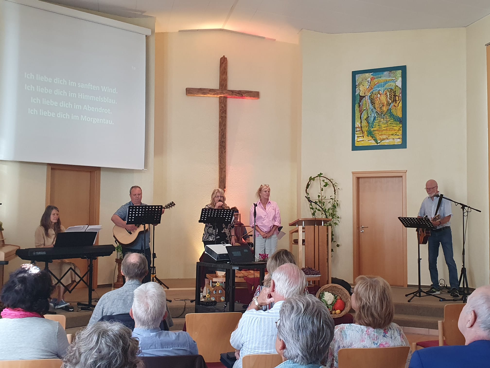 Erntedank Gottesdienst gemeinsam mit Gemeinde Meerholz